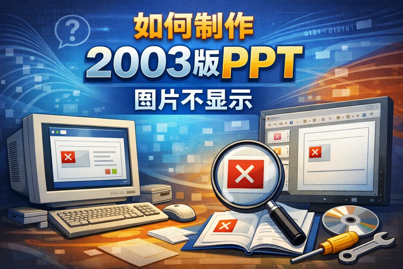 如何制作2003版ppt图片不显示