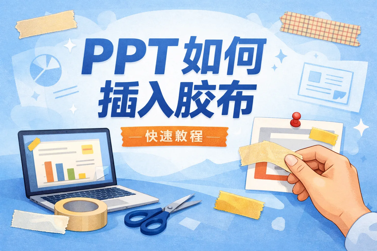 ppt如何插入胶布