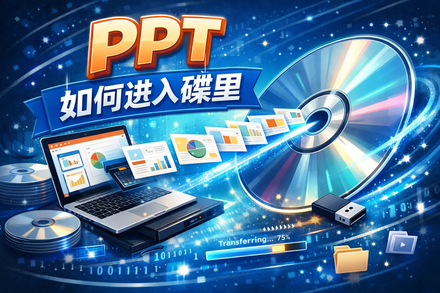 ppt如何进入碟里