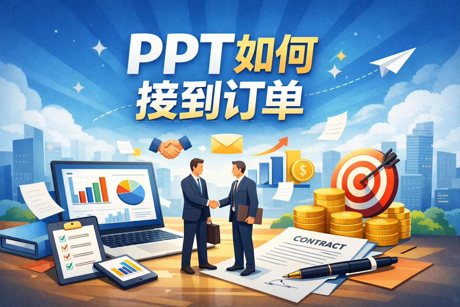 ppt如何接到订单
