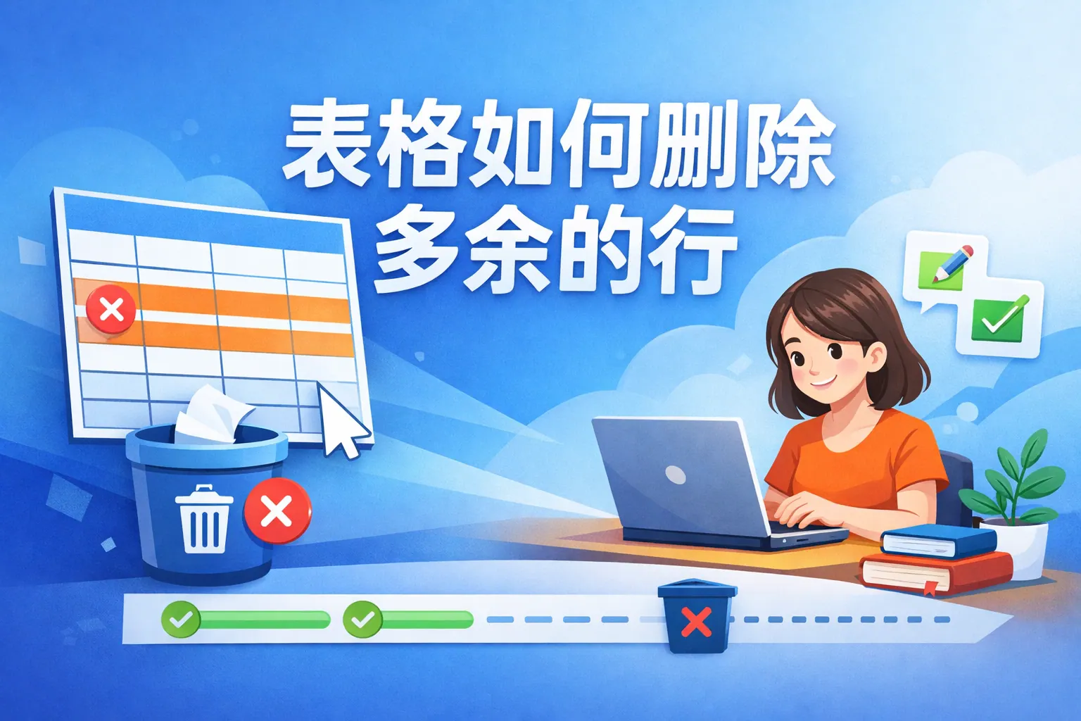 ppt里表格如何删除多余的行