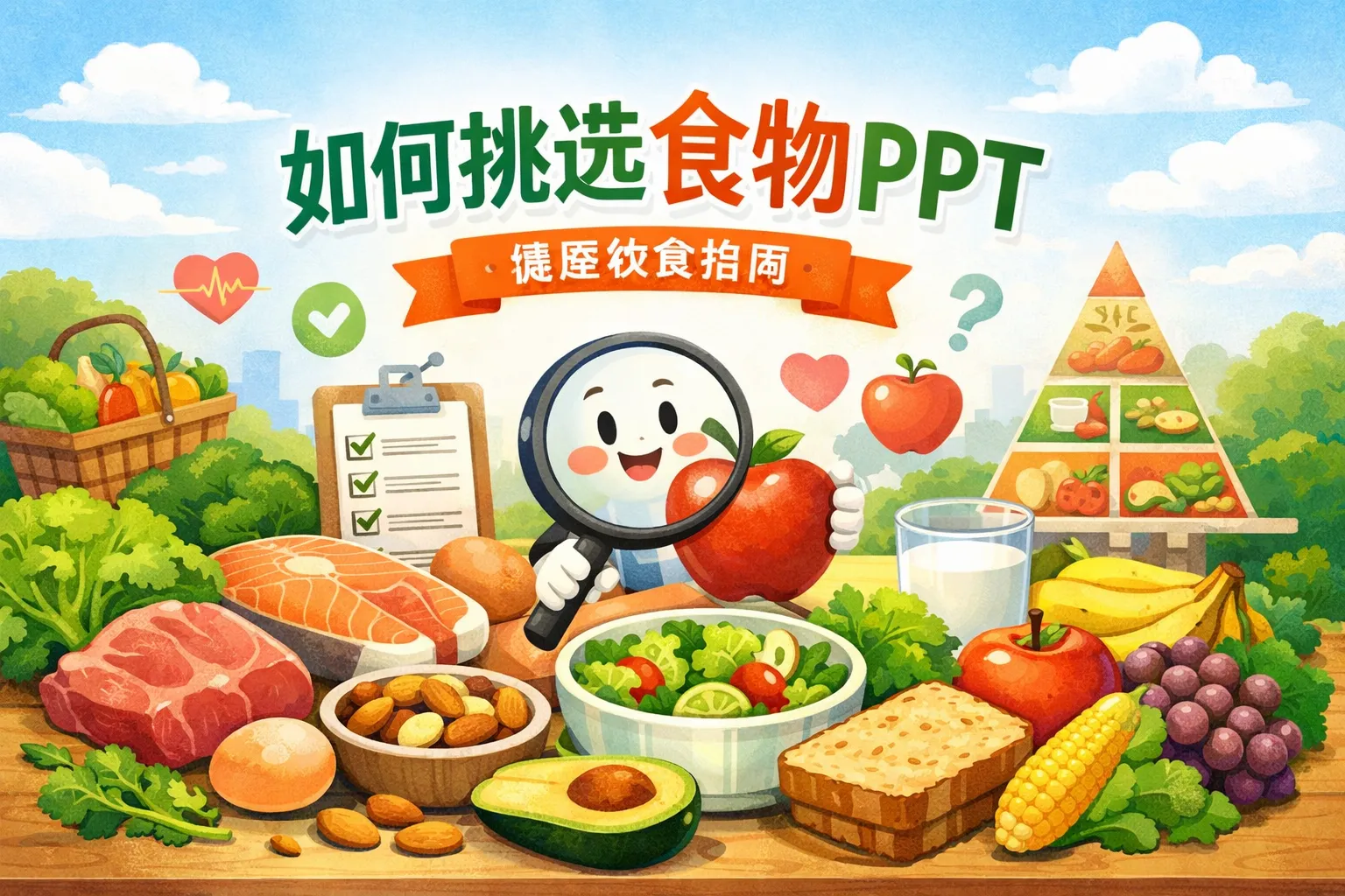 如何挑选食物ppt