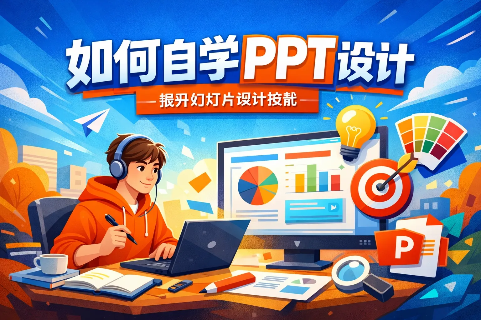 如何自学ppt设计