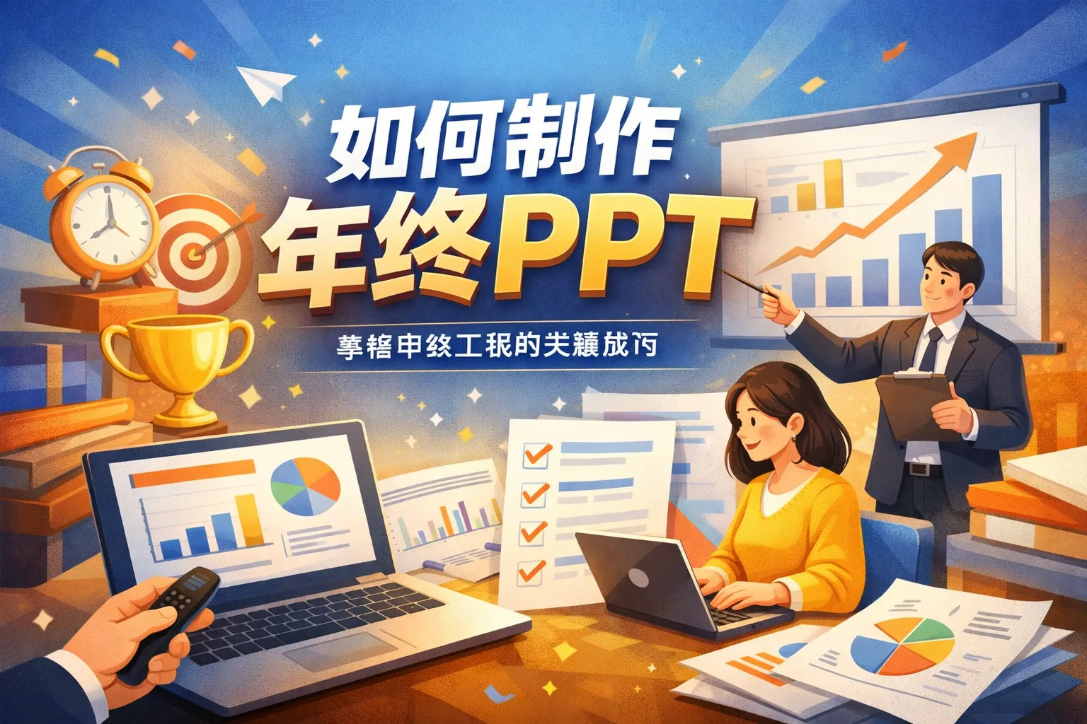 如何制作年终ppt