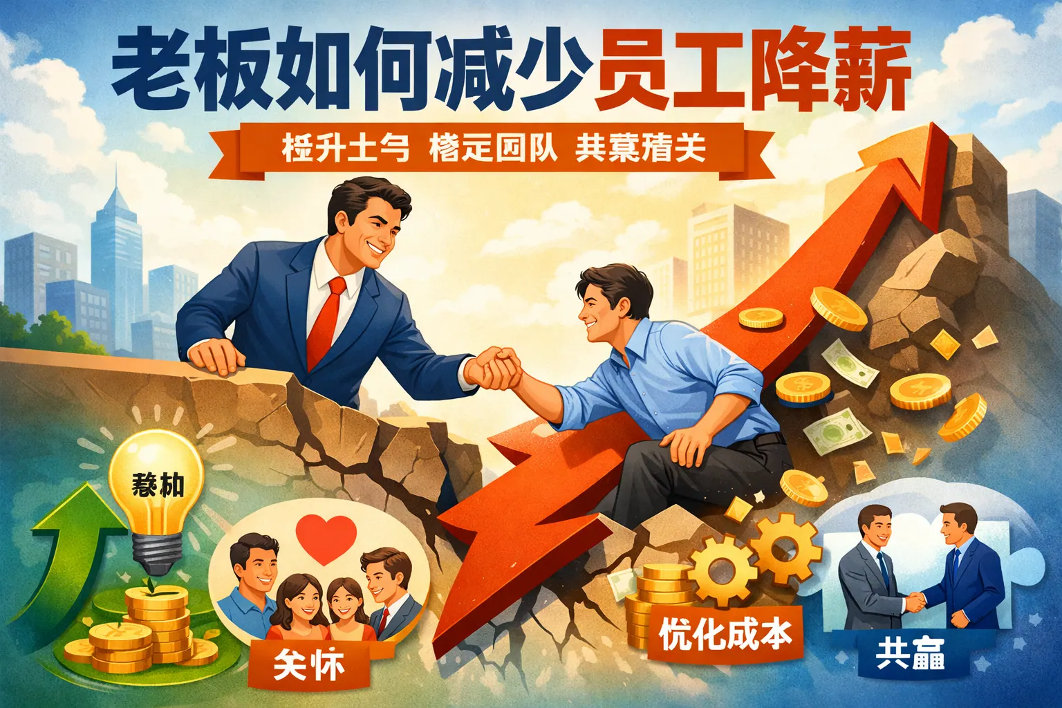 老板如何减少员工降薪