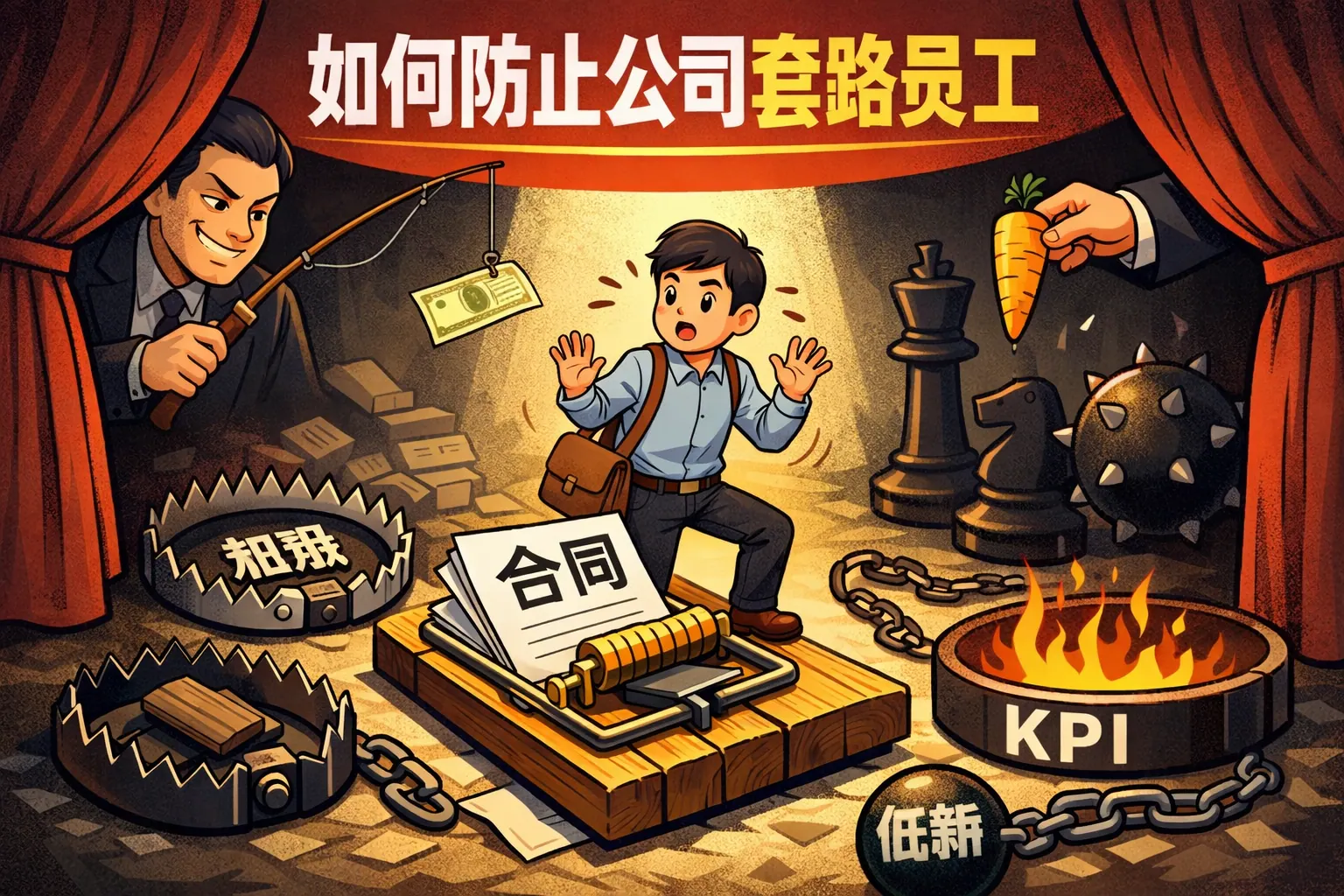 如何防止公司套路员工