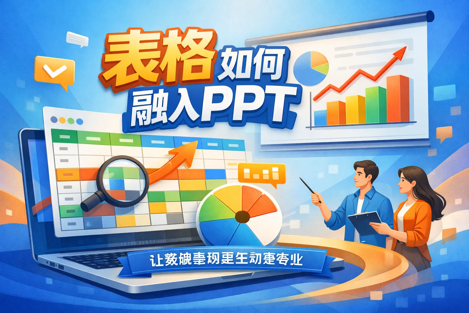 表格如何融入ppt