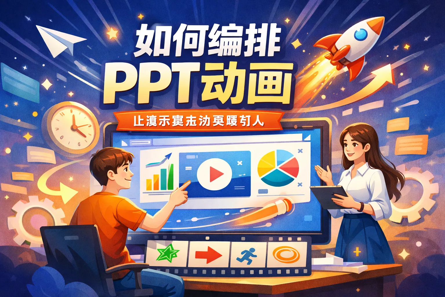 如何编排ppt动画