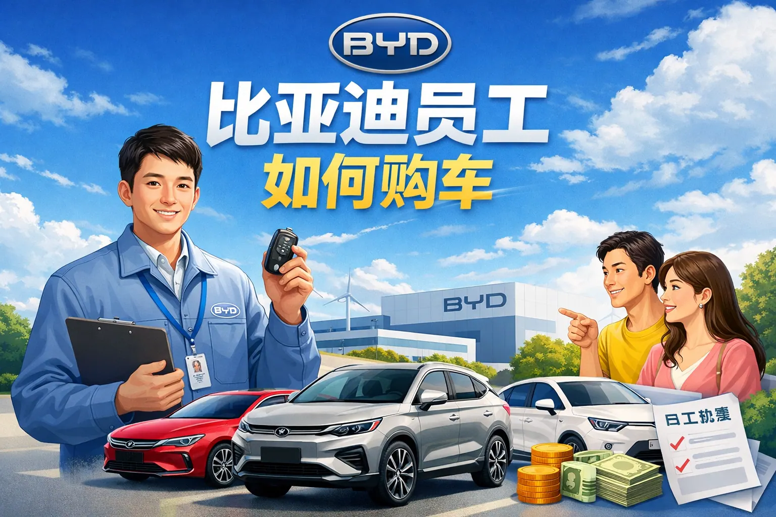 比亚迪员工如何购车