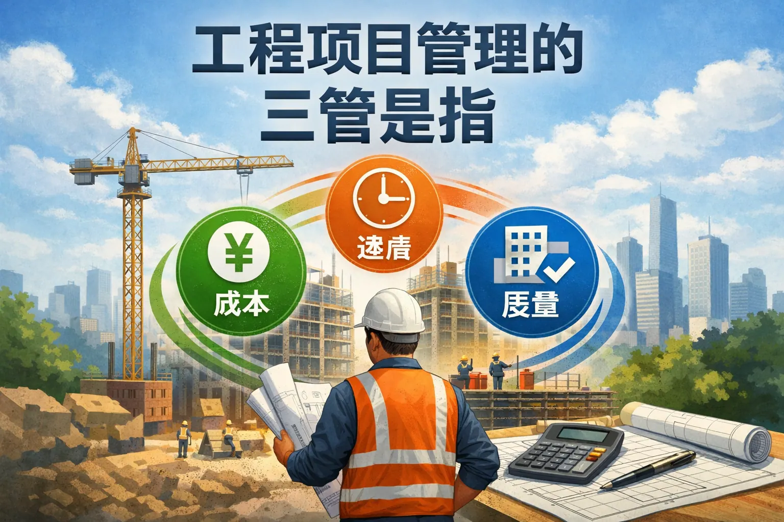 工程项目管理的三管是指