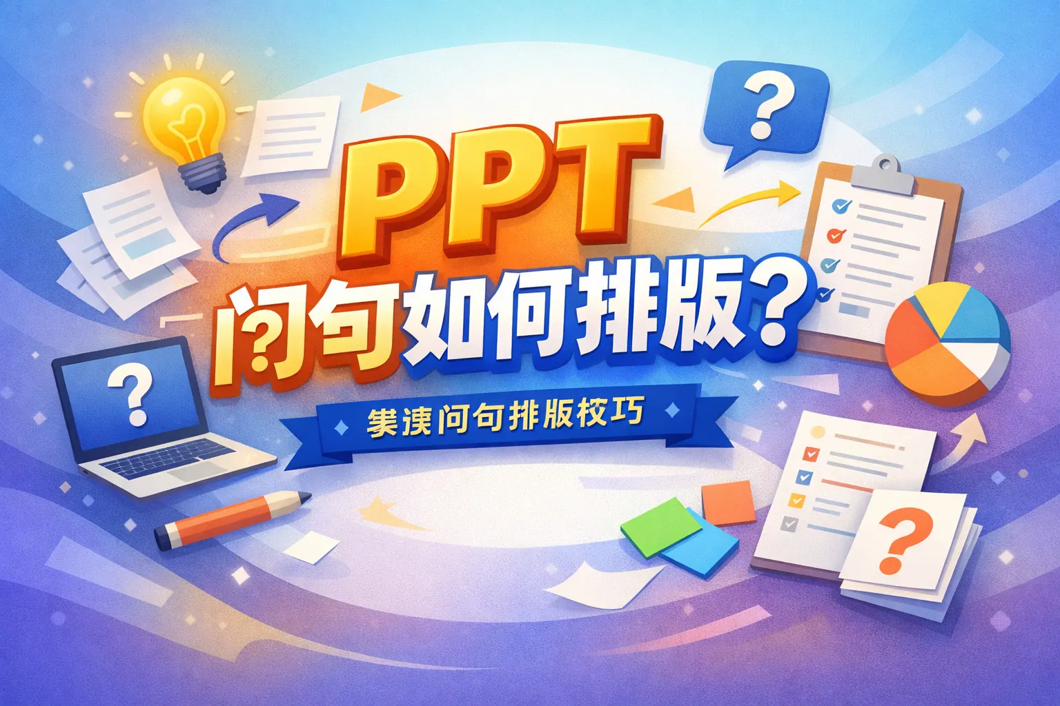 ppt问句如何排版