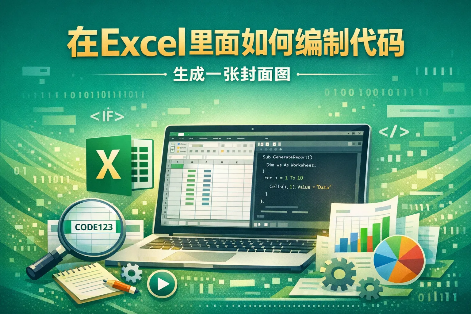 在excel里面如何编制代码