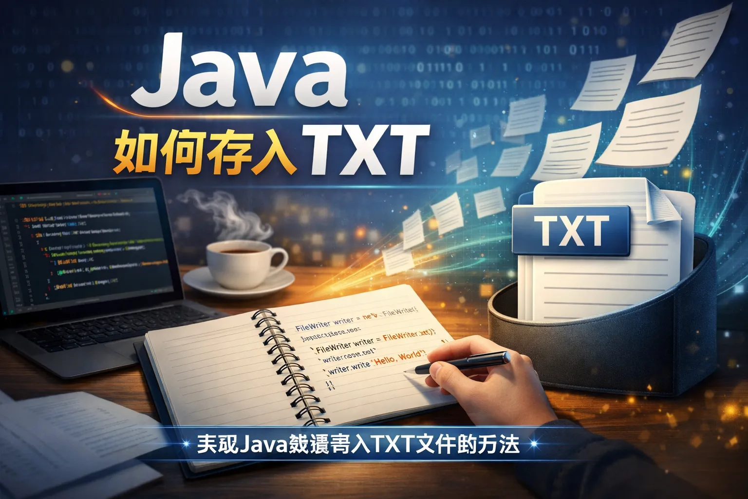 java如何存入txt