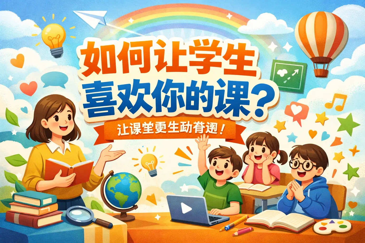 如何让学生喜欢你的课ppt