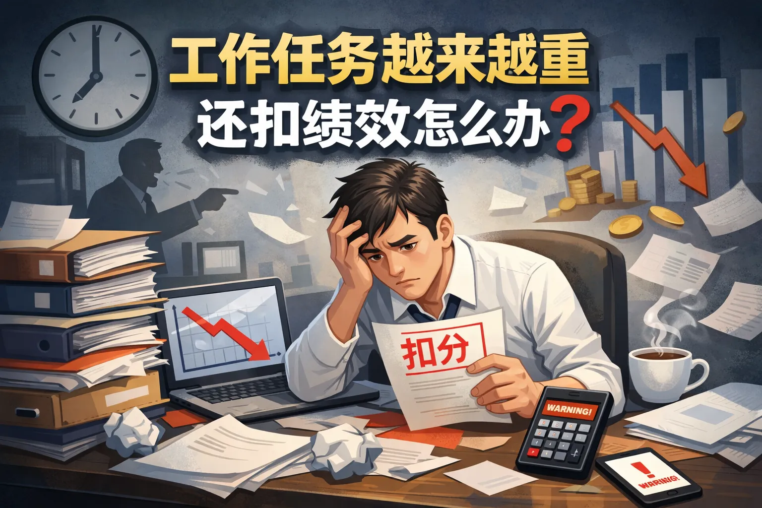 工作任务越来越重还扣绩效怎么办