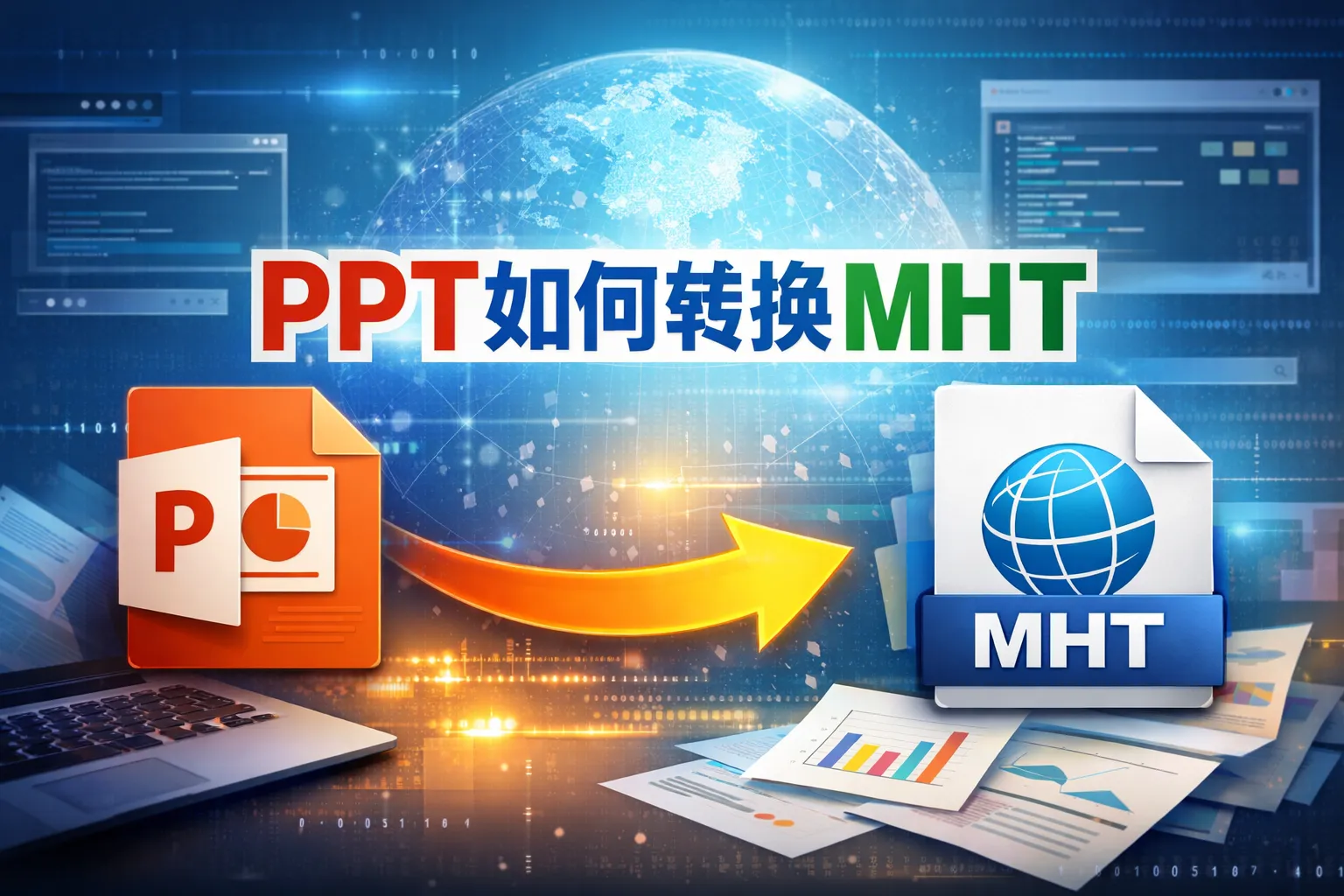 ppt如何转换mht