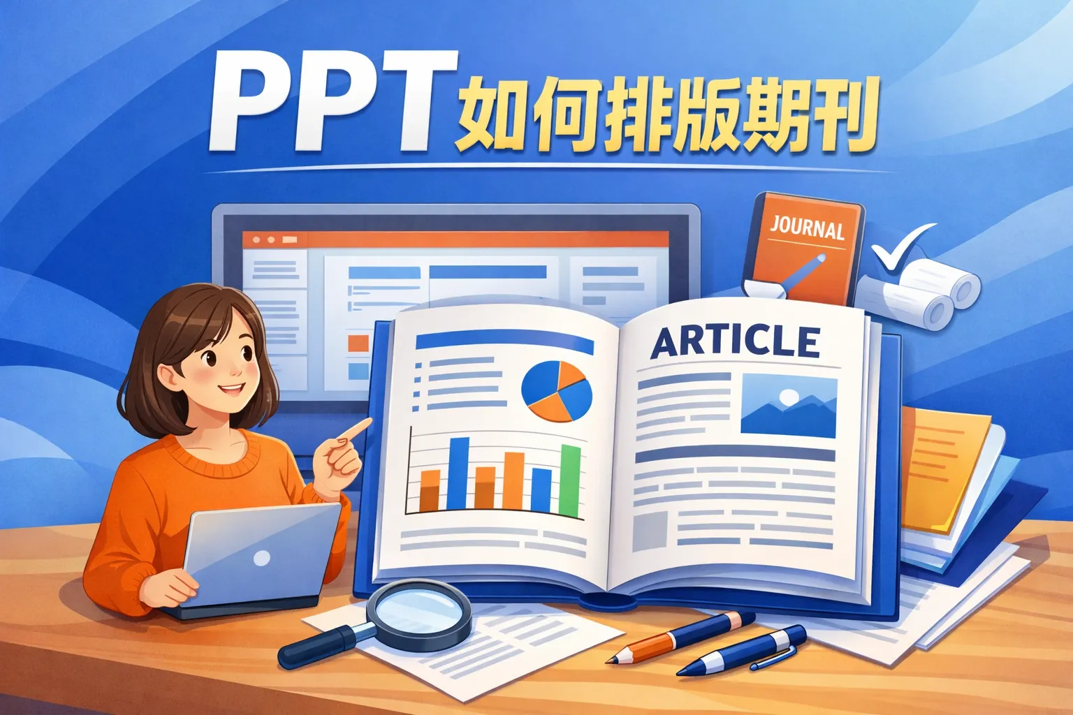 PPT如何排版期刊