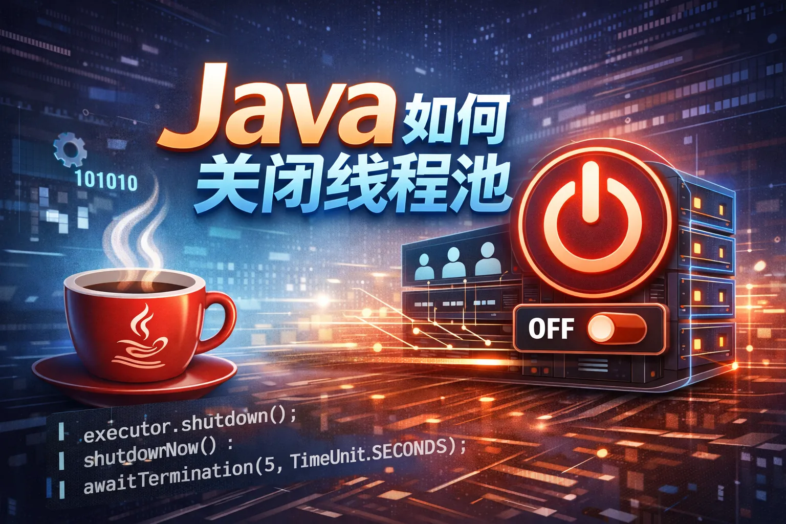 java如何关闭线程池