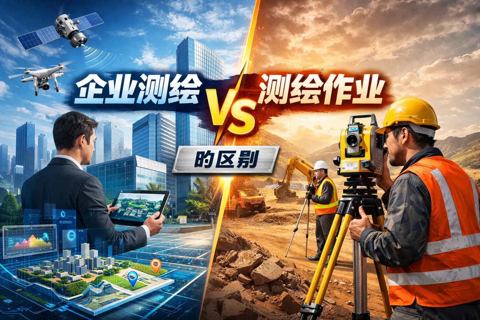 企业测绘与测绘的区别