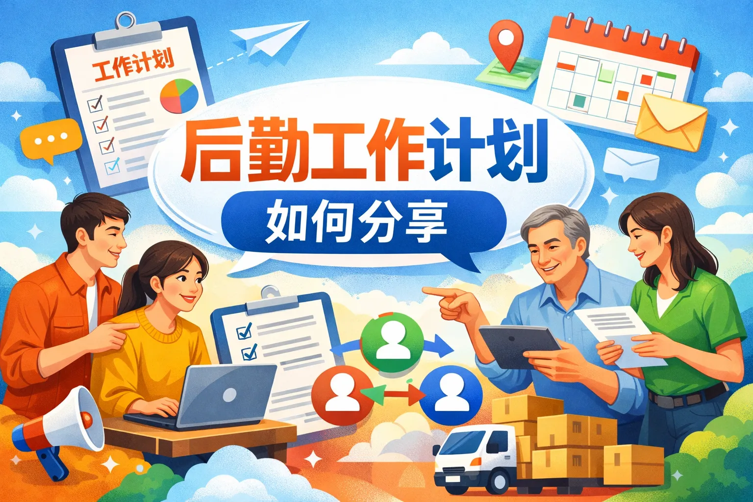 后勤工作计划如何分享