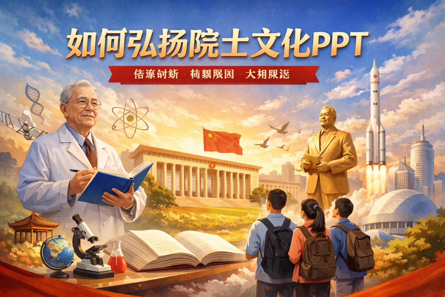 如何弘扬院士文化PPT