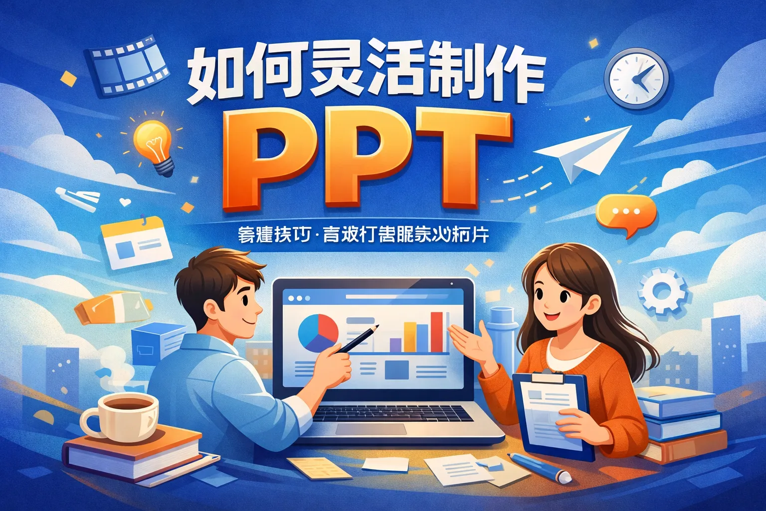 如何灵活制作ppt