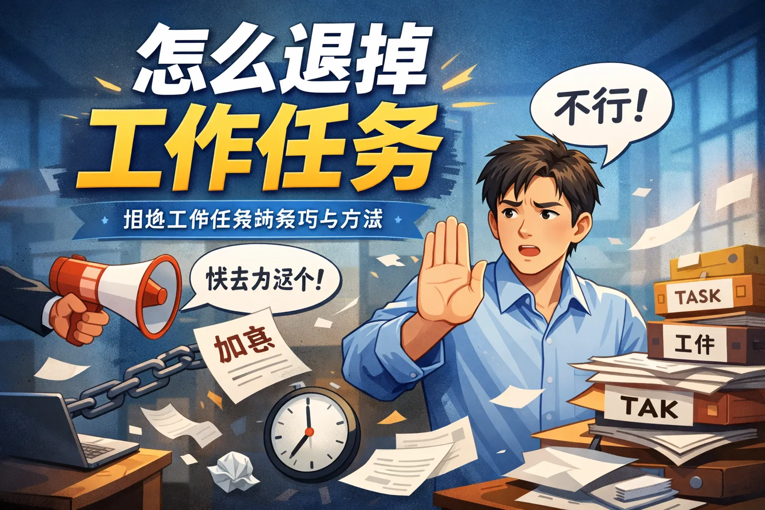 怎么退掉工作任务