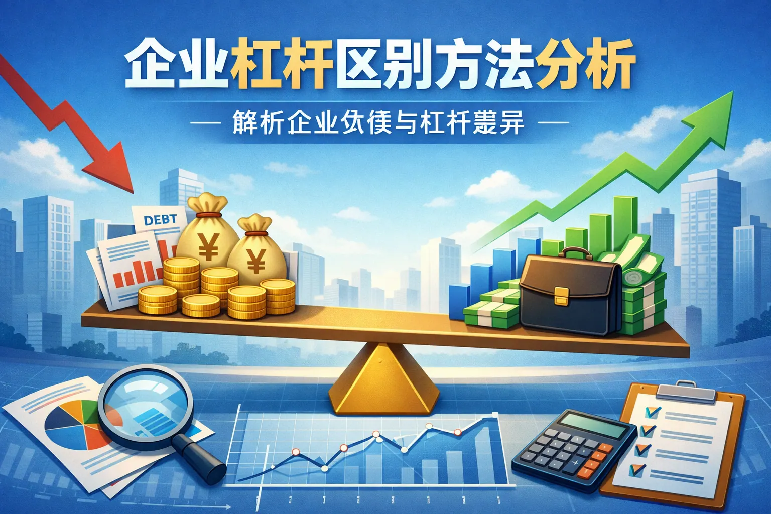 企业杠杆区别方法分析图