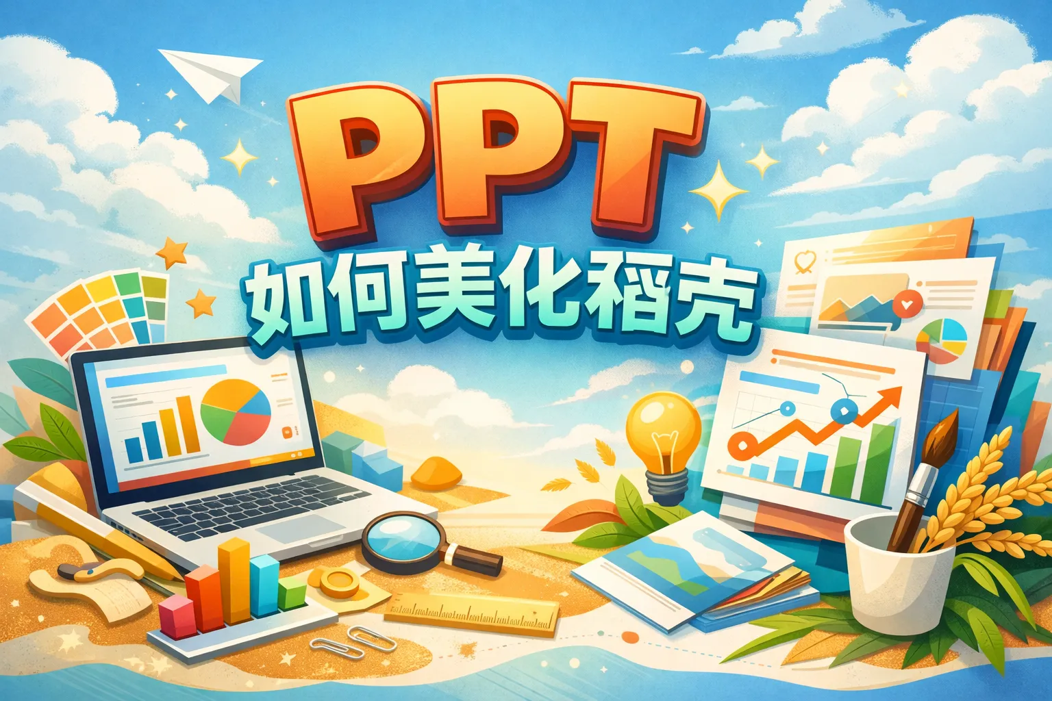 ppt如何美化稻壳