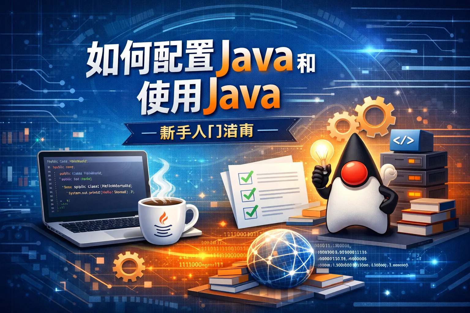 如何配置java和使用java