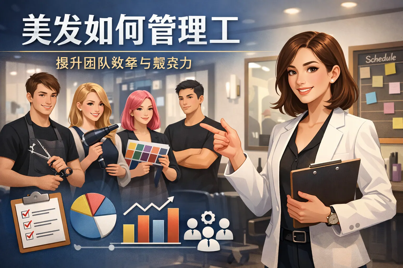 美发如何管理员工