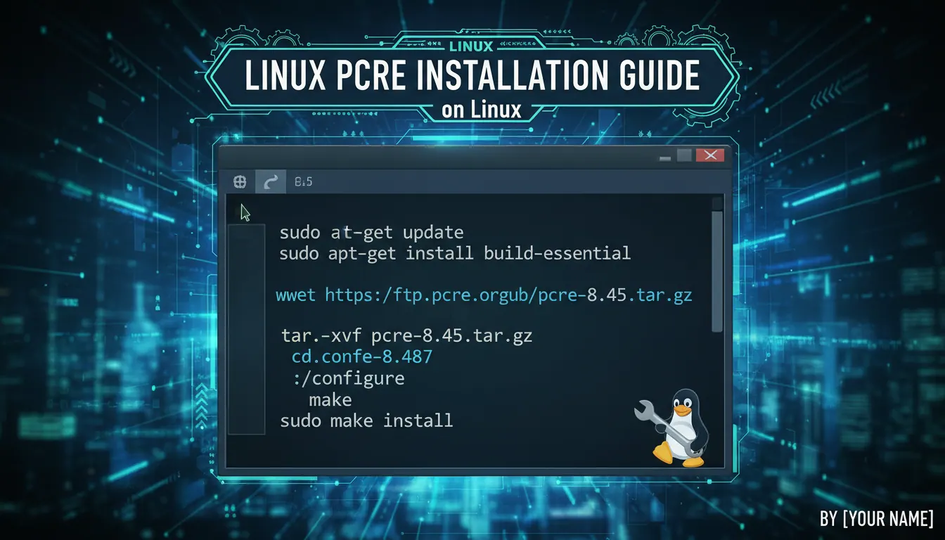 linux 下如何安装pcre