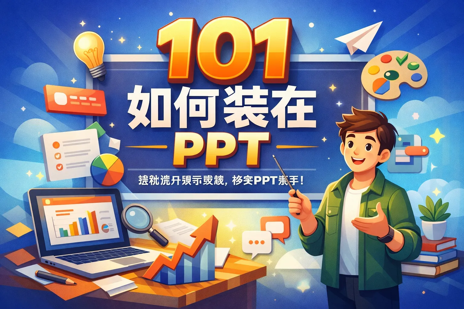 101如何装在ppt