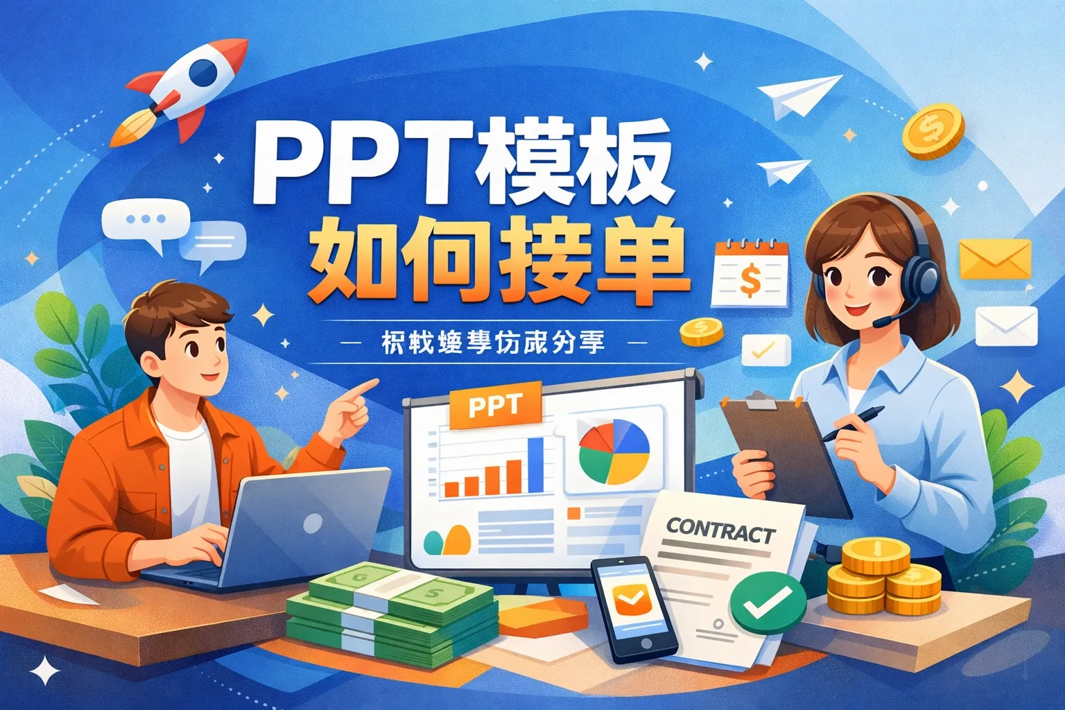ppt模板如何接单