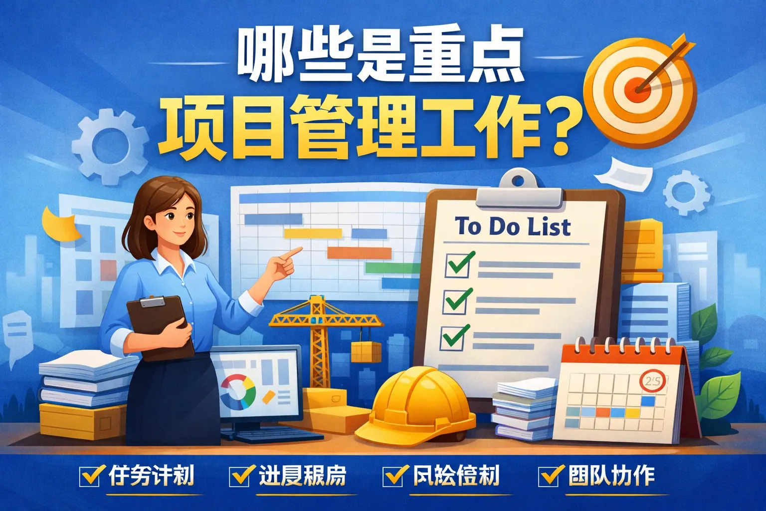 哪些是重点项目管理工作