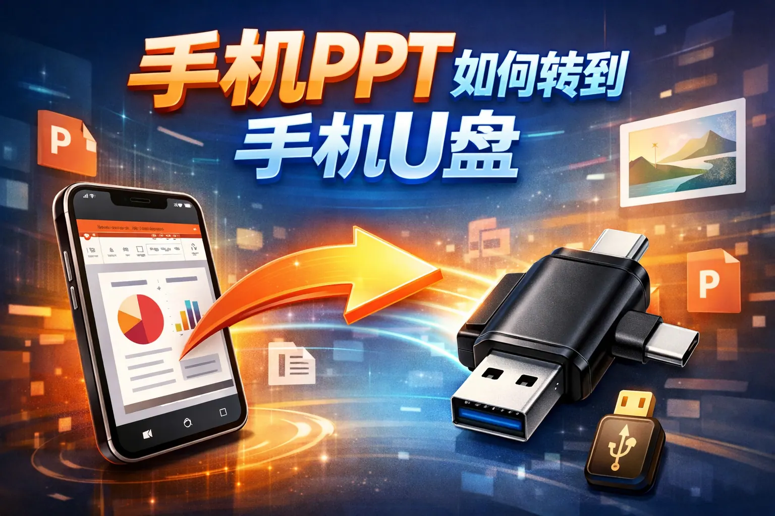 手机ppt如何转到手机u盘