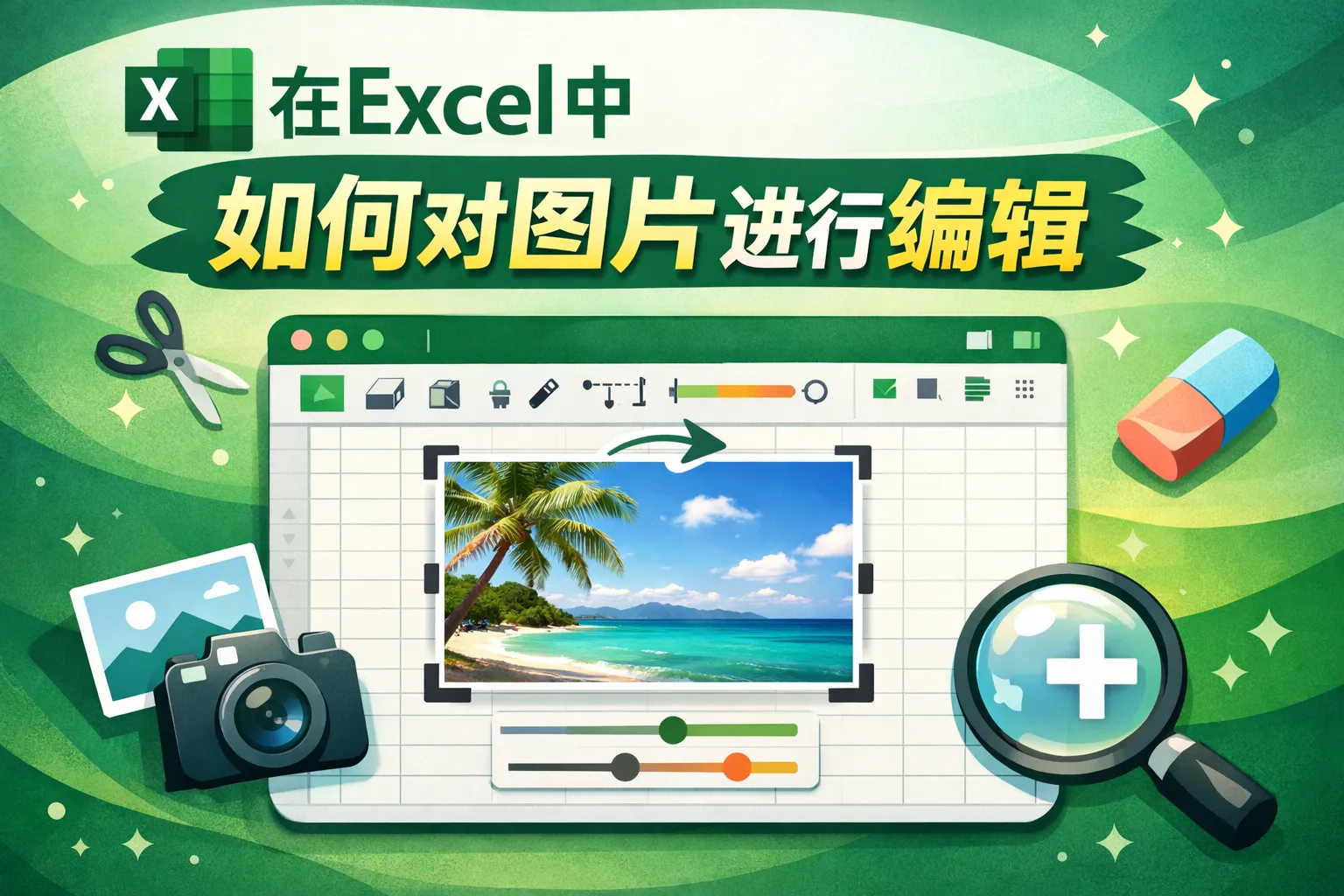 在excel如何对图片进行编辑