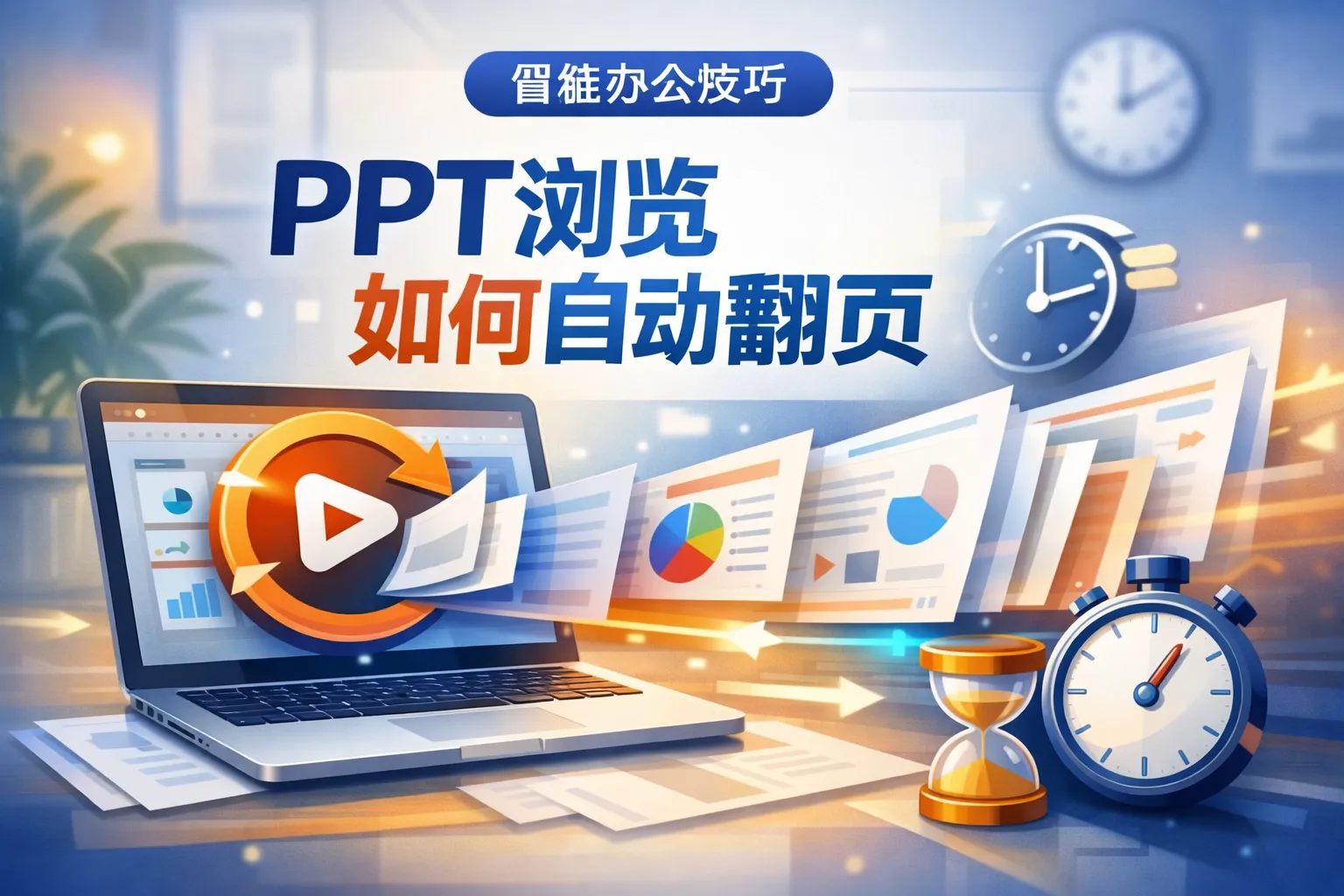 ppt浏览如何自动翻页