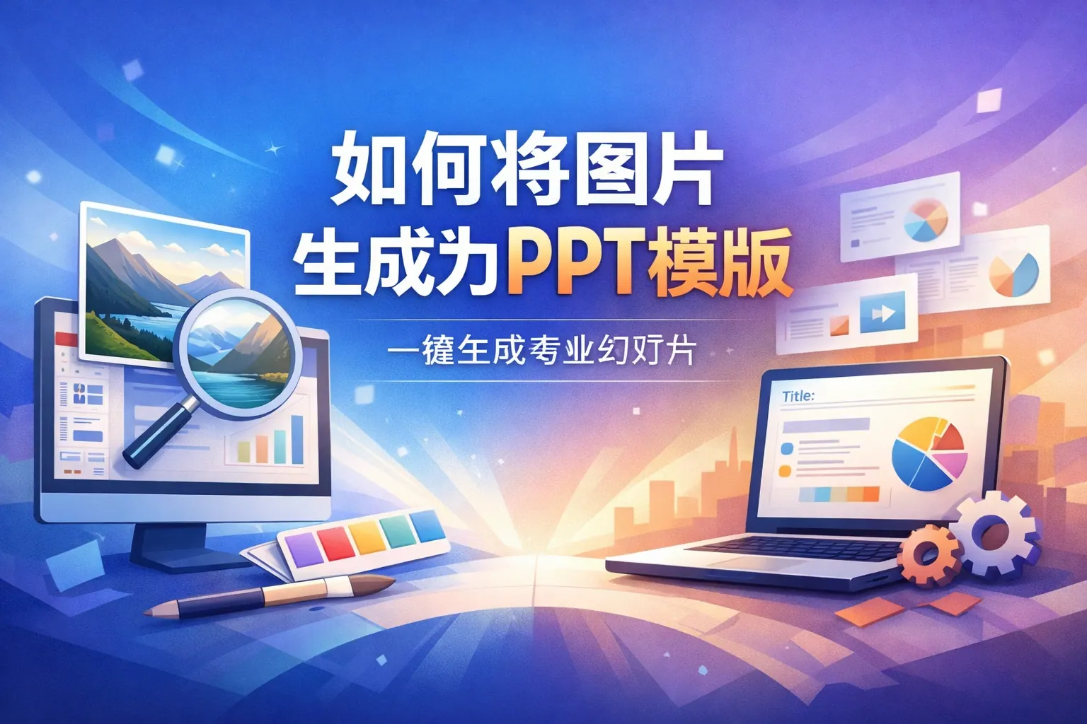 如何将图片生成为ppt模板