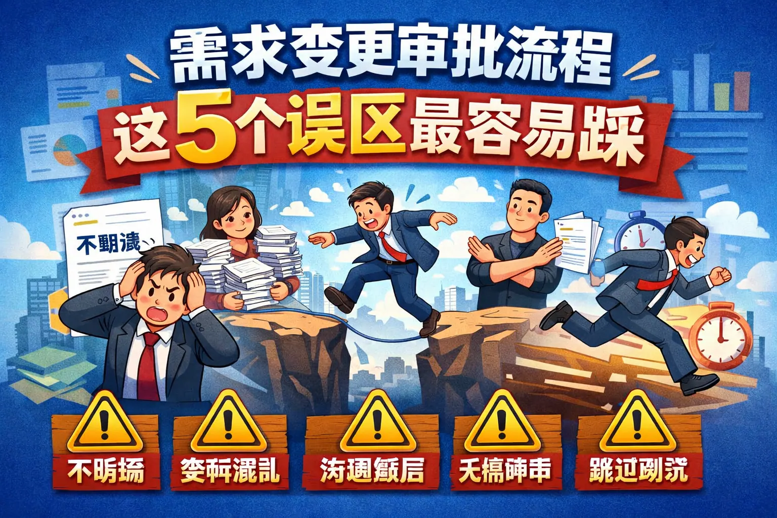 做需求变更审批流程，这5个误区最容易踩