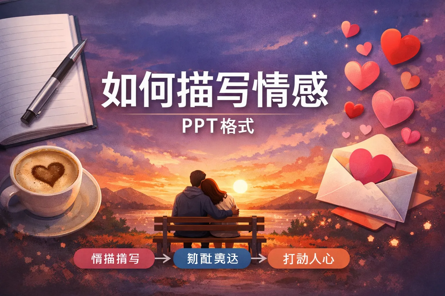 如何描写情感ppt格式