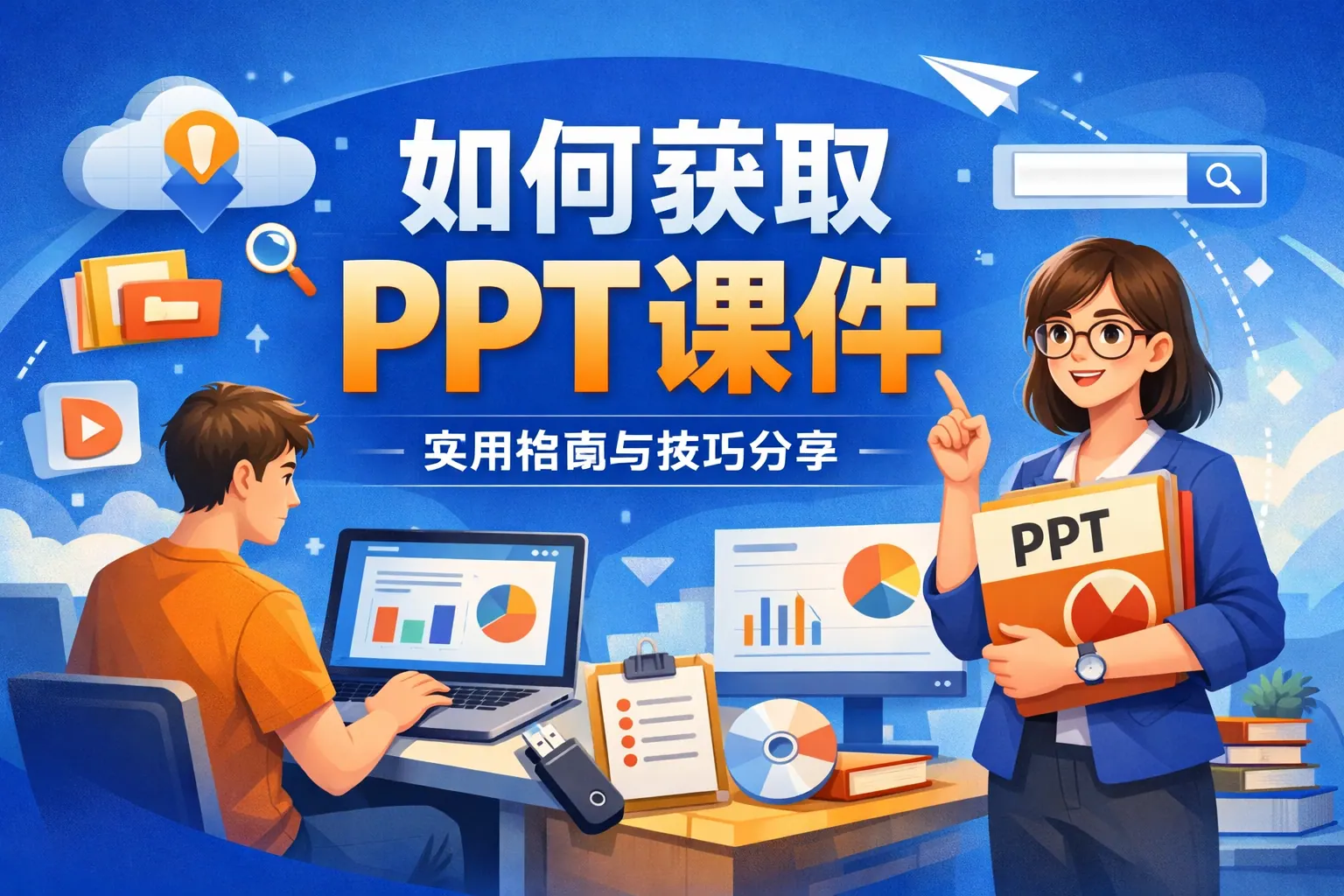 如何获取ppt课件