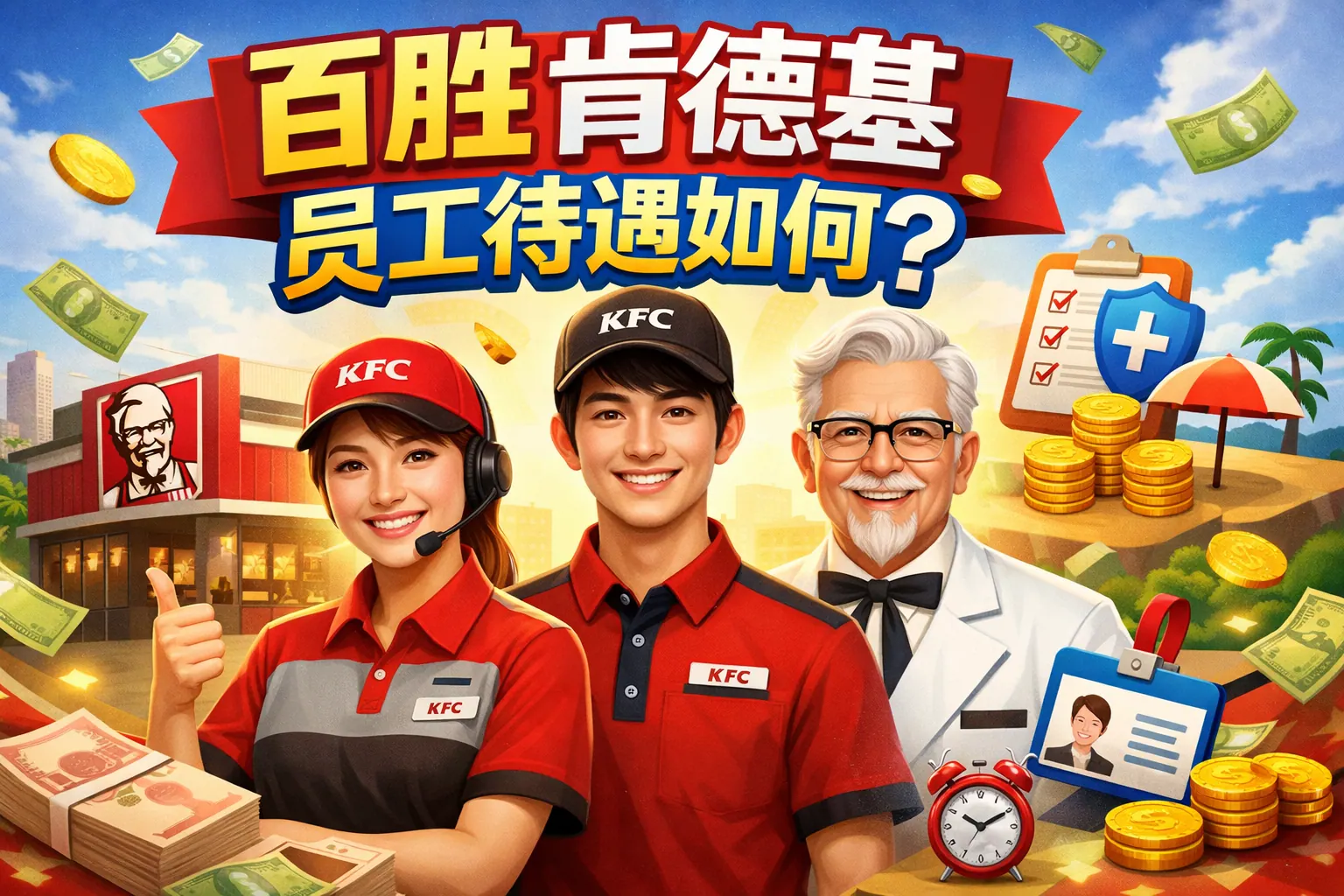 百胜肯德基员工待遇如何