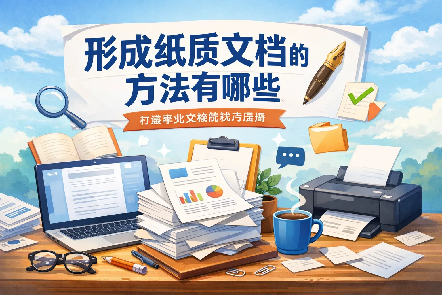 形成纸质文档的方法有哪些