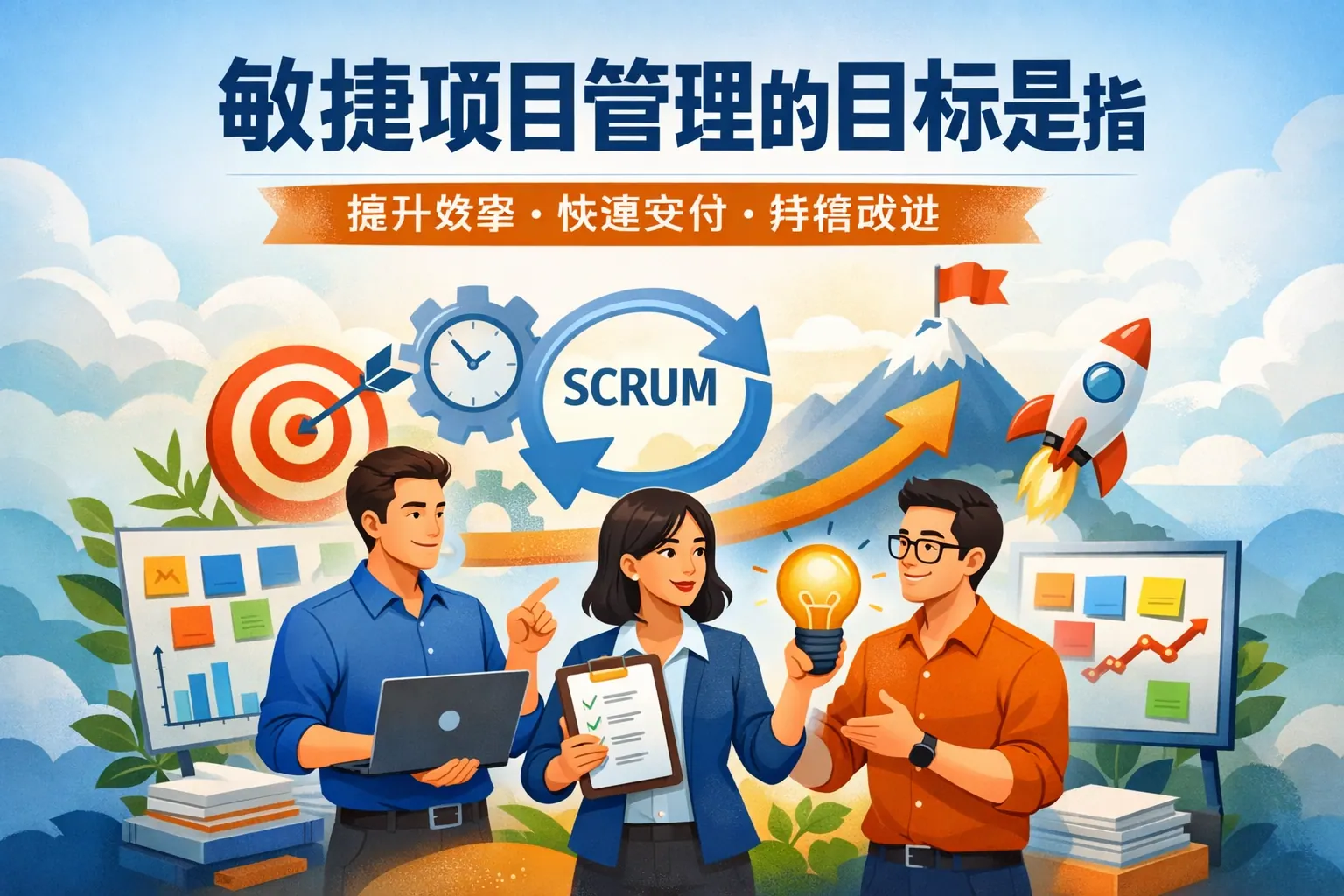 敏捷项目管理的目标是指