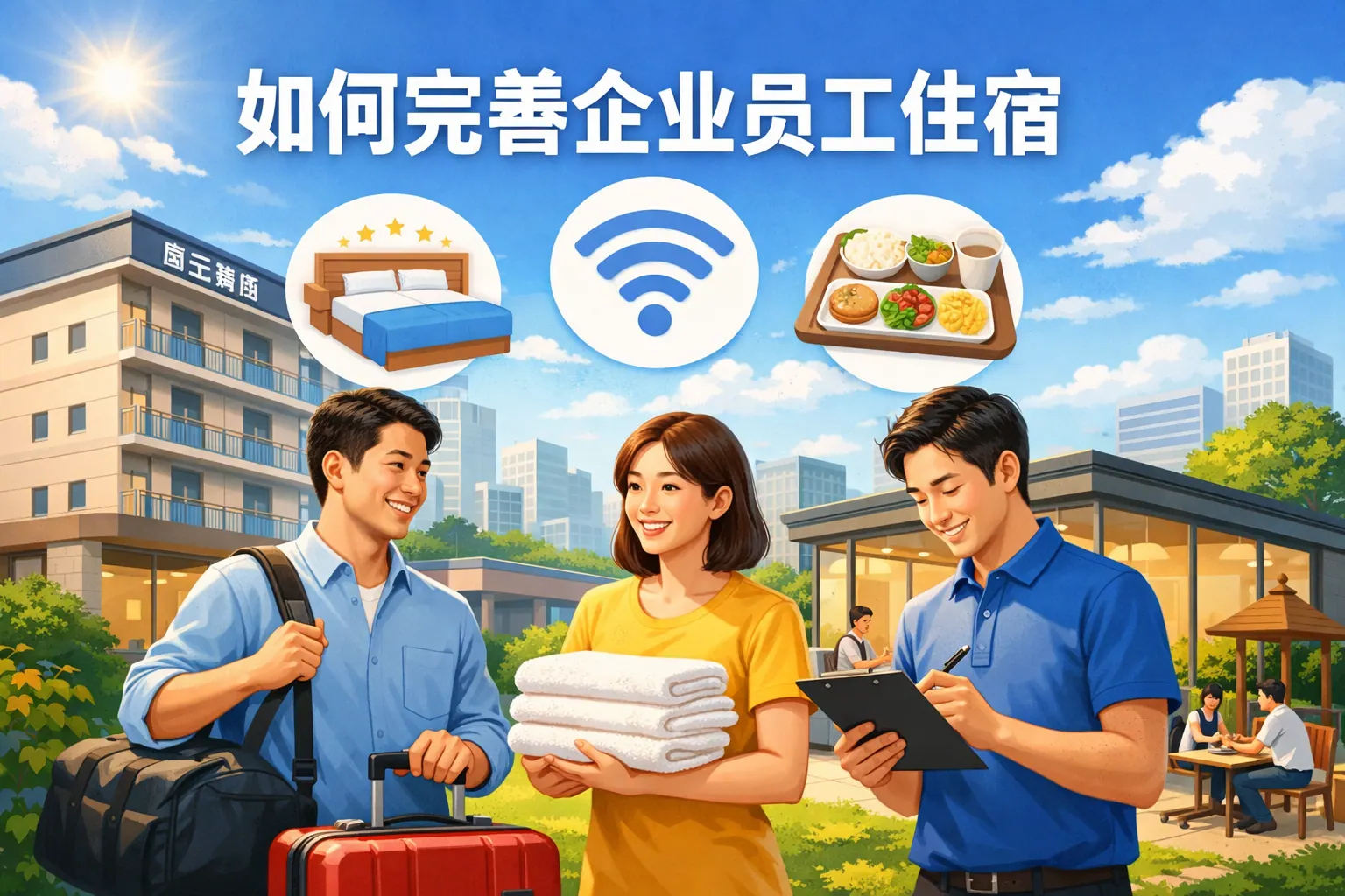 如何完善企业员工住宿