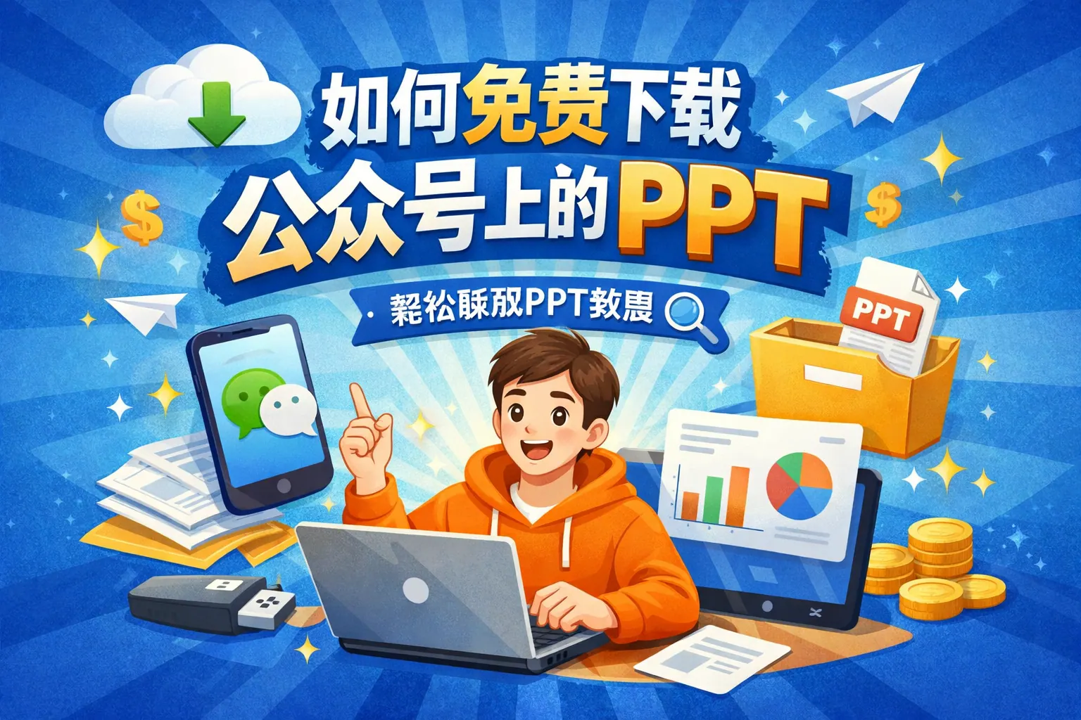 如何免费下载公众号上的ppt