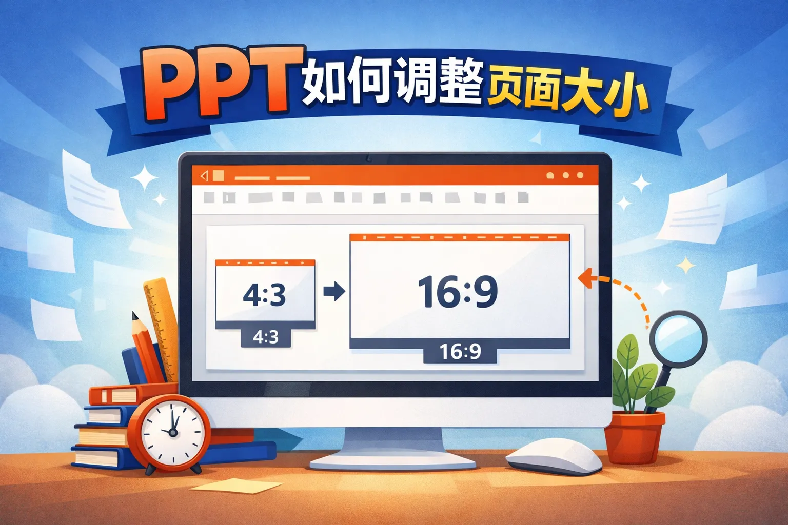 ppt如何调整页面大小