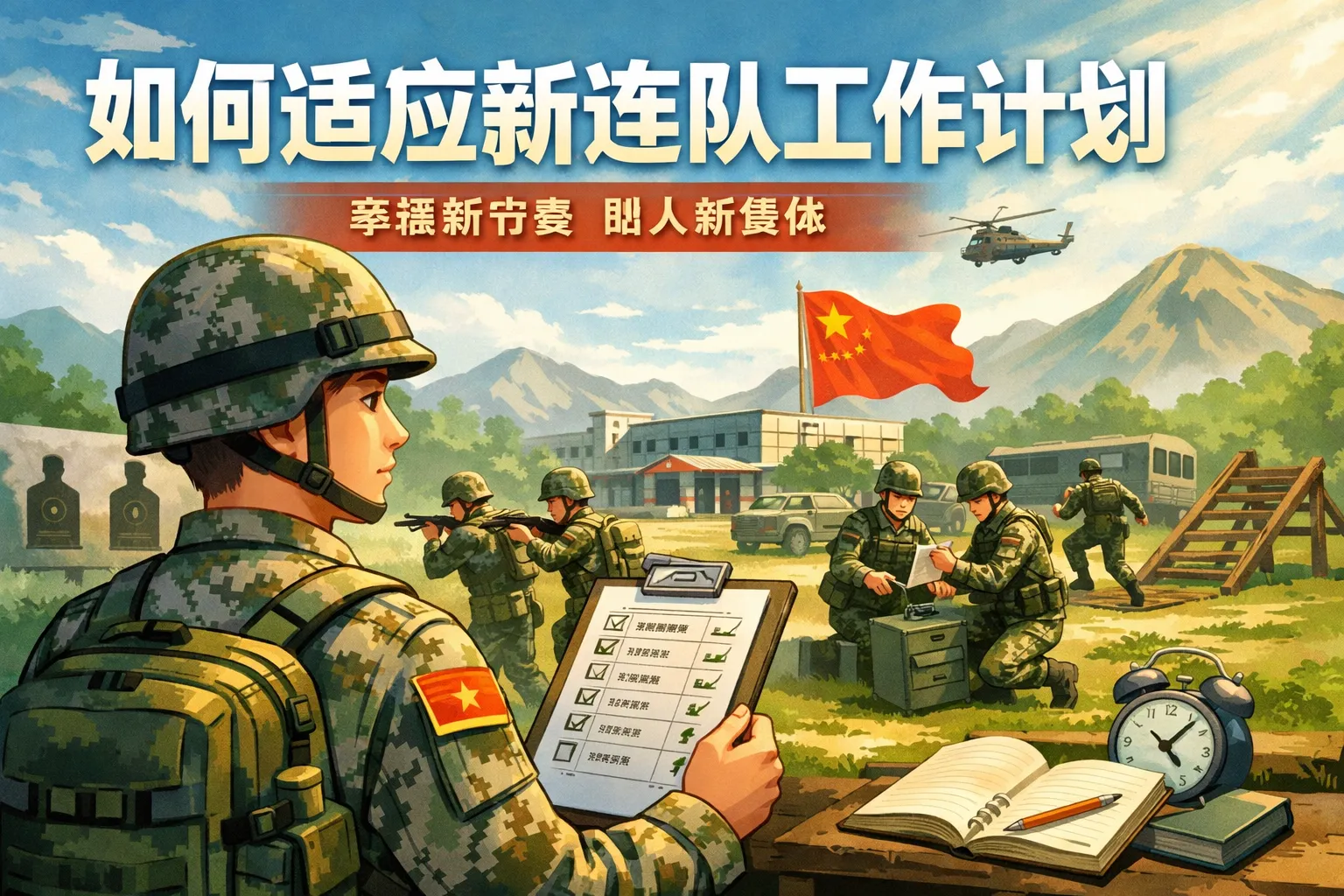 如何适应新连队工作计划