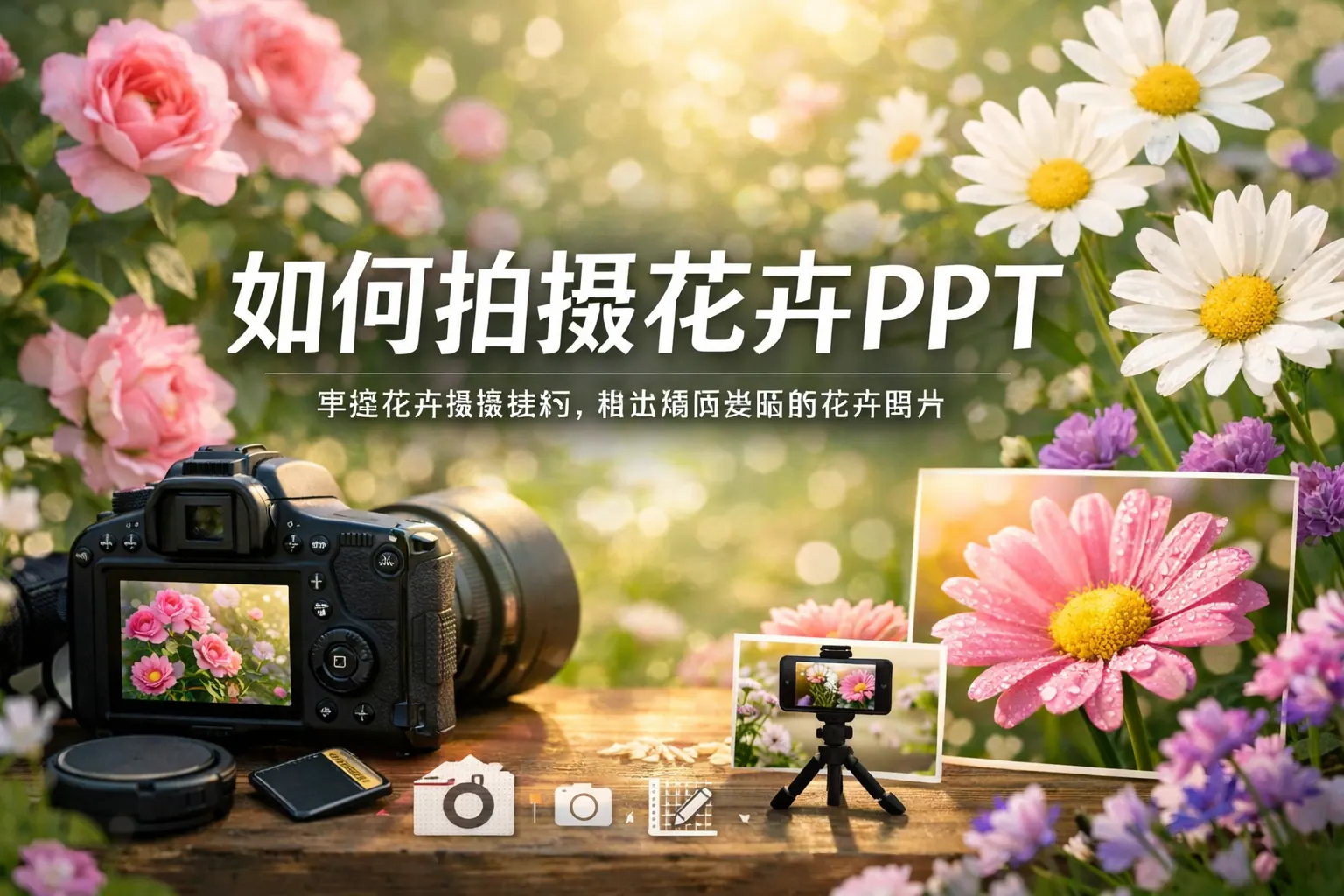 如何拍摄花卉ppt